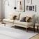 George Oliver W111231550 White Sofa 71" 2 Seater