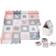 Moby-System XXL Krabbelmatte Puzzelmatte mit Rand Spielmatte 150x150cm