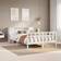 vidaXL Solid Wood Sengeramme 141x219.5cm