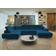 Mirjan24 Torezio Bis Blue Soffa 346cm 5-sits, 2-sits
