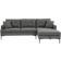 Modus Peninsula Agadir Dark Grey Sofa 250cm 3 Seater