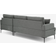 Modus Peninsula Agadir Dark Grey Sofa 250cm 3 Seater