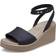 Crocs Brooklyn Ankle Strap Wedge - Black/Mushroom