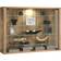 VCM Vitrosa Honey Oak Vitrineskab 83x60cm