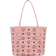 MCM Liz Shopper in Visetos Mini - Soft Pink