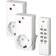 Brennenstuhl 1507150 1507150 FSK 433 MHz Kit di prese 2 vie Presa di corrente 1000 W