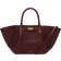 DeMellier The Midi New York Shoulder Bag - Burgundy Small Grain