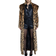 River Island Faux Fur Leopard Maxi Coat - Brown