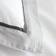 Bianca Cotton Mayfair Duvet Cover Silver, White (260x220cm)