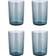 Bitz Kusintha Blue Drinking Glass 28cl 4pcs