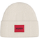 HUGO BOSS Wollen Muts Met Labelpatch - Offwhite