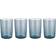 Bitz Kusintha Blue Drinking Glass 28cl 4pcs