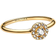 Pandora Round Pave Halo Ring - Gold/Transparent