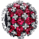 Pandora Sparkling Pavé Round Charm - Silver/Transparent/Pink