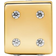 Pandora Sparkling Dice Charm - Gold/Transparent