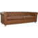 Home ESPRIT Vintage Brown/Nature Sofa 218cm 3 Seater