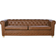 Home ESPRIT Vintage Brown/Nature Sofa 218cm 3 Seater