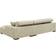 Wade Logan Asyiah Cream Sofa 114.5" 2pcs 3 Seater