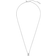 Pandora Sparkling Collier Round & Square Pendant Necklace - Silver/Transparent
