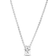 Pandora Sparkling Collier Round & Square Pendant Necklace - Silver/Transparent