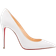 Christian Louboutin Kate white leather pumps