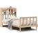 vidaXL Bed with Bookcase Sängram 100x200cm