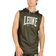 Leone 1947 Logo Sleeveless Hoodie - Green