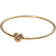 Pandora Celestial Heart Clasp Bangle - Gold/Transparent