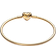 Pandora Celestial Heart Clasp Bangle - Gold/Transparent