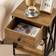 Trent Austin Design Kempst Walnut Brown Bedside Table 11.8x15.8" 2pcs