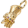 Pandora Marvel The Avengers Infinity Gauntlet Dangle Charm - Gold/Multicolour