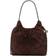 Tory Burch Mini Fleming Suede Hobo Bag - Licorice