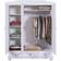 Ebuy24 Kapco White Garderobeskab 150x198cm