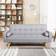 Yaheetech U001421833 Grey Sofa 185cm 2 Seater