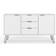 Core Products Augusta White Sideboard 130.6x73.6cm