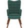 vidaXL Velvet Dark Green Fåtölj 95.5cm 2st