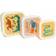Petit Monkey Lunch Box Set Upside Down Animals