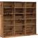 vidaXL CD Cabinet Old Wood Book Shelf 89.5cm