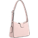 Coach Eliza Shoulder Bag With Zipper Closure - Smooth Leather/Silver/Blush