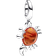 Pandora Sebastian The Crab From Disney's The Little Mermaid Pendant Charm - Silver/Orange