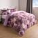 OHS Marble Duvet Cover Purple (200x200cm)