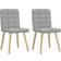 vidaXL 4101100 Cloud Grey Köksstol 86cm 2st