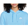 Nike Sportswear Club Fleece Women's Pullover Hoodie - University Blue/White