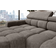 DomoHome Bull Grey Sofa 285cm 4 Seater
