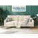 Mercer41 Cococon Beige Sofa 70" 3 Seater