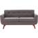 Wade Logan Carmencita Gray Sofa 65" 2 Seater