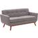 Wade Logan Carmencita Gray Sofa 65" 2 Seater