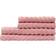 Prima Zero Twist Håndklæde Pink (140x70cm)