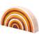 Bigjigs Large Wooden Stack Rainbow Natural