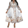 Shein Slayr Elegant Party Occasion & Date Night Plus Size Midi Dress, Crossover V Neck With Belt, Floral Mesh Print, A-Line Flared Skirt, Spring Autumn - Z